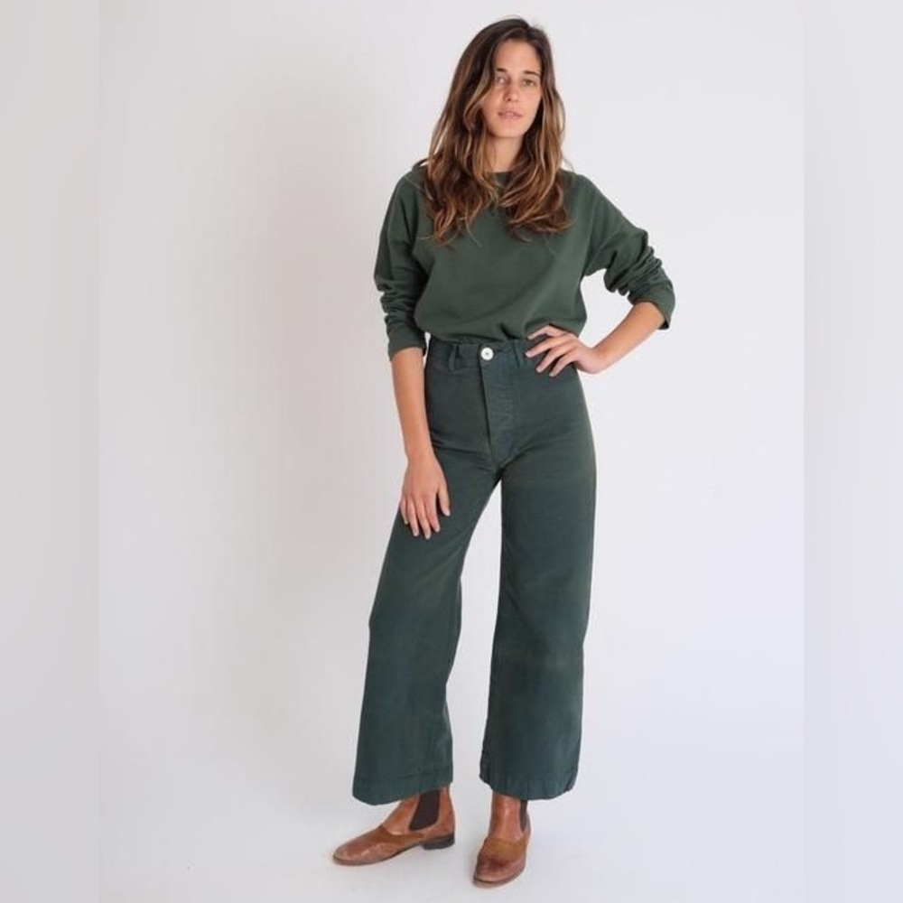 JESSE KAMM KAMM PANTS IN GREEN - size 0